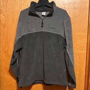 Old Navy Dark Gray Men's Half-Zip Fleece